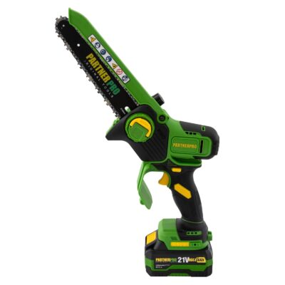 Mini Fierăstrău cu Lanț și Acumulator PPBS-84 PARTNERPRO, Brushless, 21V / 4Ah, Indicator sarcină - In lucru