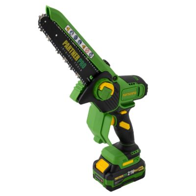 Mini Fierăstrău cu Lanț și Acumulator PPBS-84 PARTNERPRO, Brushless, 21V / 4Ah, Indicator sarcină - In lucru