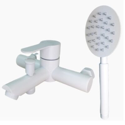 MIXXUS DAX-009 WHITE EURO baterie baie din otel inoxidabil - In lucru