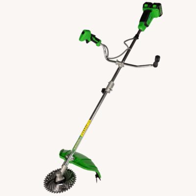 Motocoasa (Trimmer) electrica Micul Fermier 2x20V, 2 acumulatori 4Ah, maner dublu, motor fara perii - SimpleTools