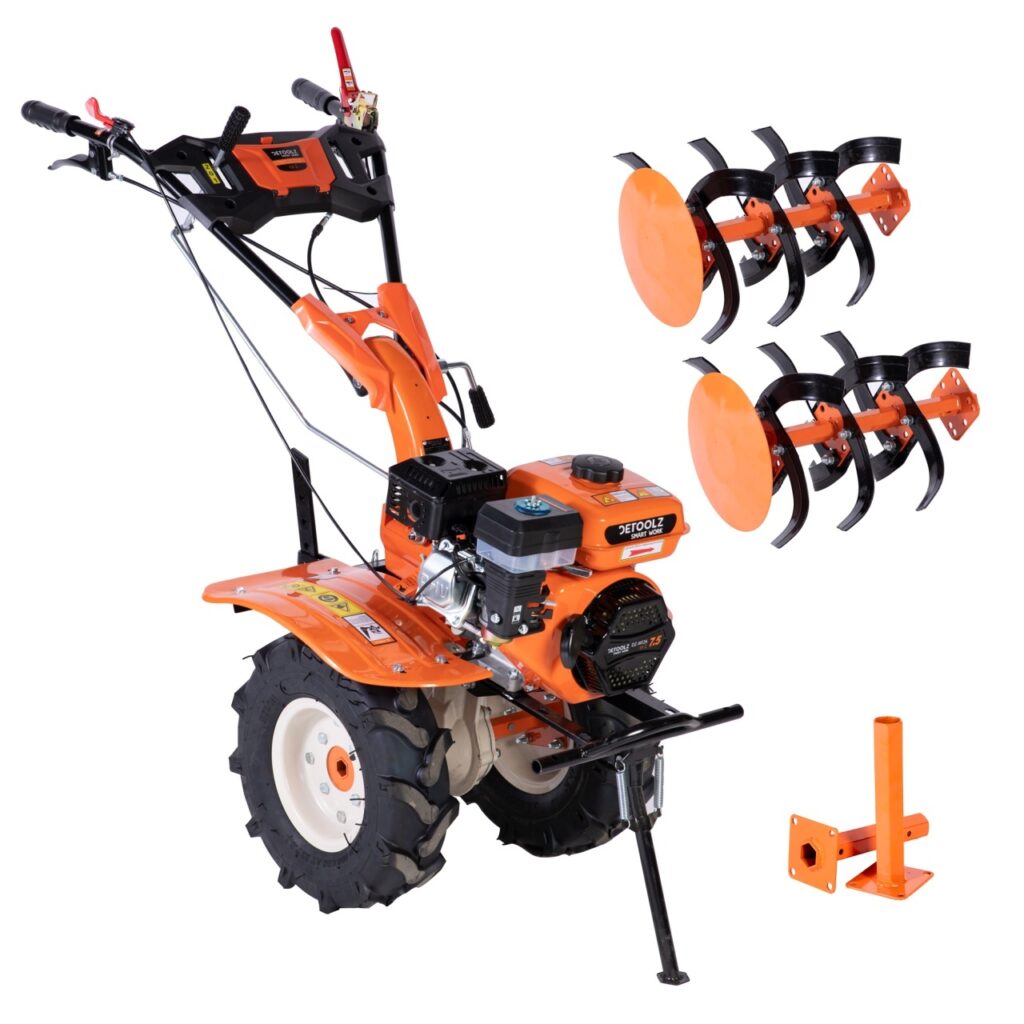 Motocultor 7.5CP, 212CC, 4T, viteze: 2 inainte + 1 inapoi - Motocositoare si Motounelte