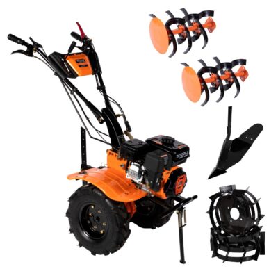 Motocultor 7.5CP,212CC+rarita ajustabila+roti metalice