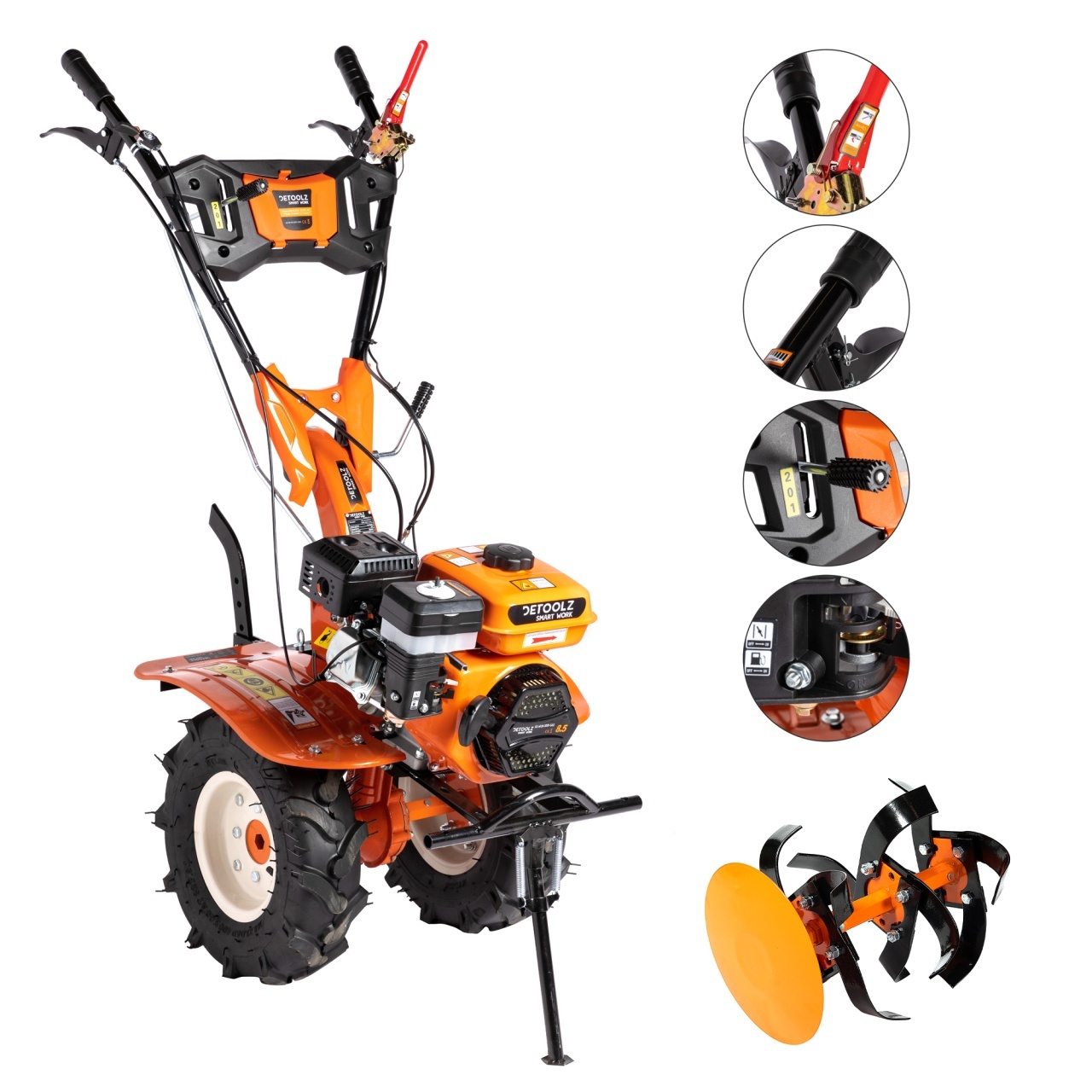 Motocultor Detoolz 8.5cp 212cc, benzina 4T, 3 viteze, pornire manuala, cu roti – SimpleTools Motocultor Detoolz 8.5cp 212cc, benzina 4T, 3 viteze, pornire manuala, cu roti - SimpleTools