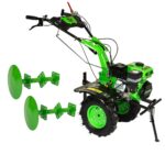 Motocultor Micul Fermier, 8.5CP, 212cc, motor pe benzina 4 timpi, 3 trepte de viteza, pornire manuala, cu roti - Motocultoare si Cultivatoare