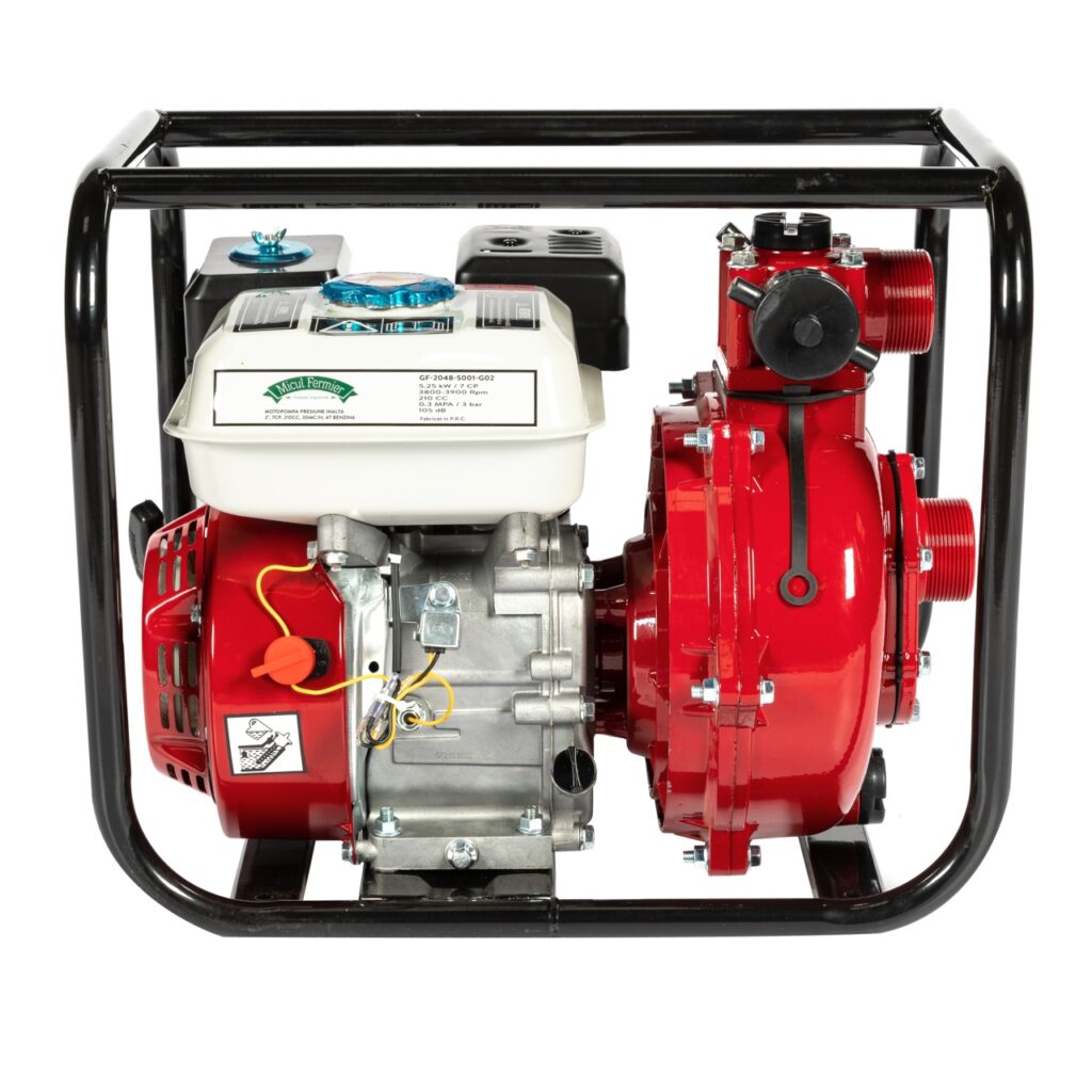 Motopompa Micul Fermier 7cp 210cc, benzina 4t, racord 2", debit 30000l/h - Motopompe