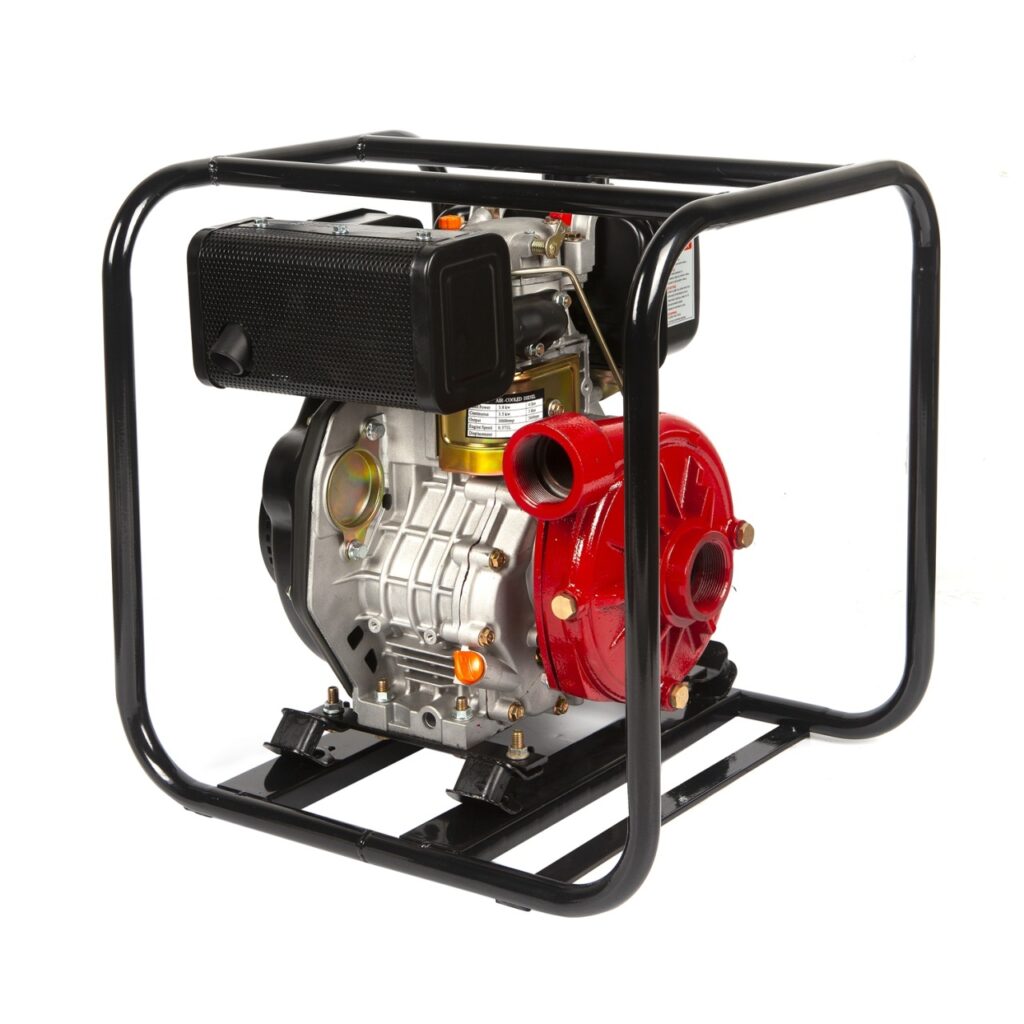 Motopompa Micul Fermier 7cp 296cc, motorina 4t, racord 2", debit 30000l/h - Motopompe