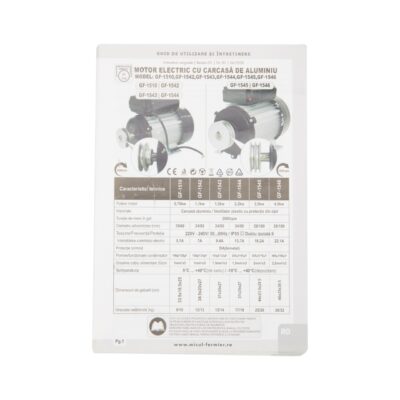 Motor electric Micul Fermier 2.2KW, 2800 rpm, carcasa aluminiu - Motoare