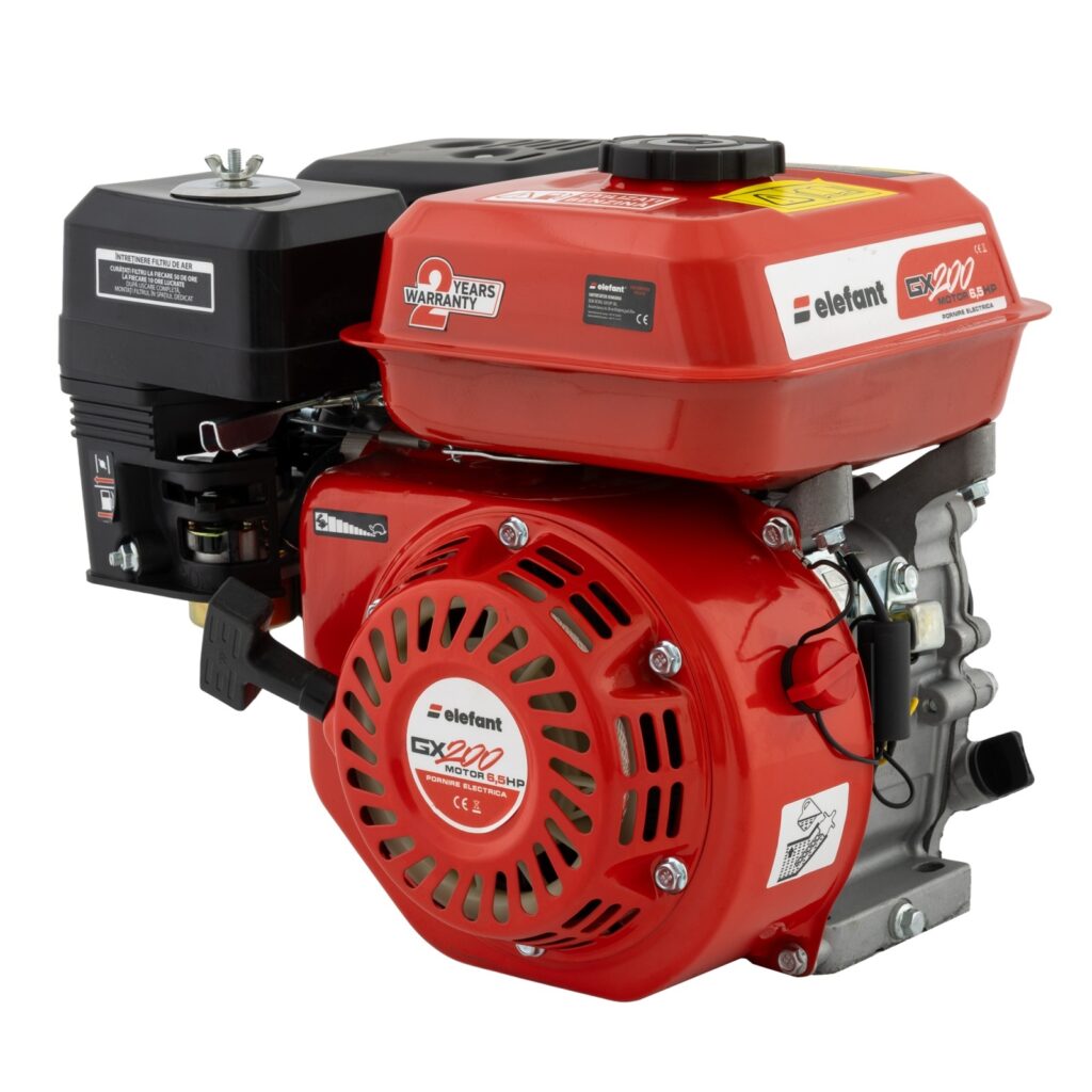 Motor pe benzina cu ax de 19mm ELEFANT GX200, 6, 5 CP, 3600 rot/min - Motoare