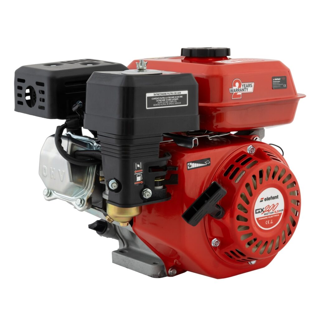 Motor pe benzina cu ax de 19mm ELEFANT GX200, 6, 5 CP, 3600 rot/min - Motoare