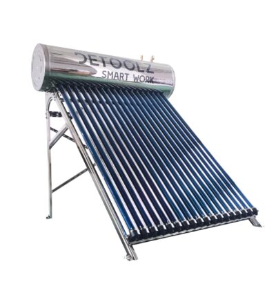 Panou solar presurizat Detoolz, capacitate 180 litri, inox, 18 tuburi - Panouri Solare