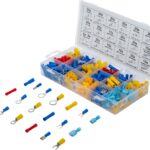 Papuci si conectori pentru cabluri electrice, 360-piese, BGS 14110 - Papuci electrici si conectori