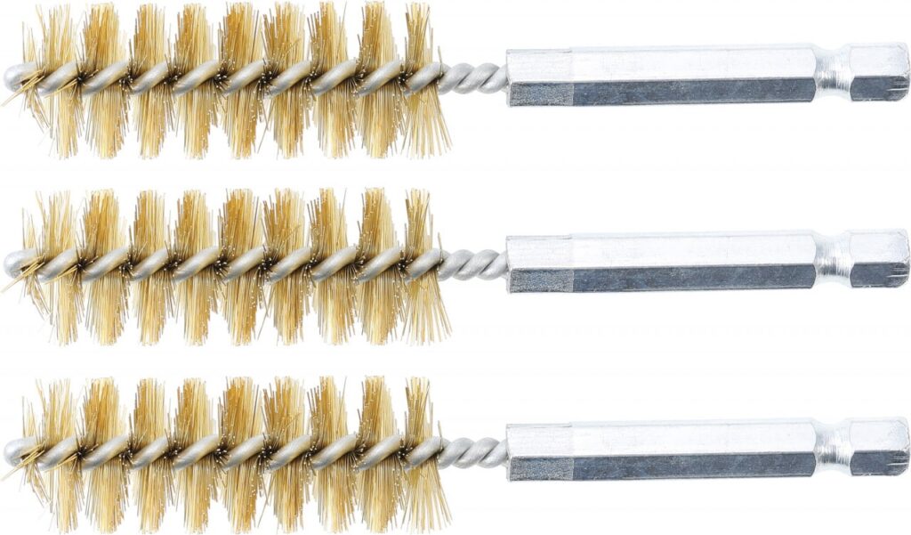 Perii alama 17 mm, 6, 3 mm (1/4") 3 piese, BGS 3078-17-M - Ciocane/Perii si Pile