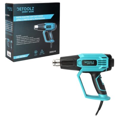 Pistol aer cald 2000 W 3 trepte 600ᵒC PROFESIONAL - In lucru