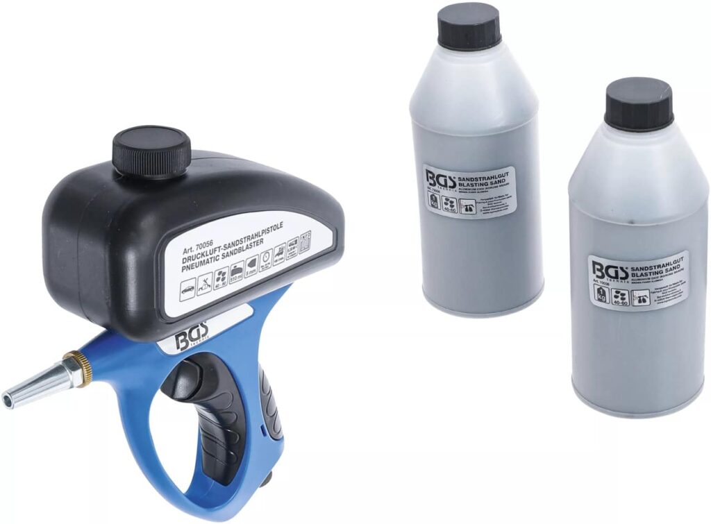 Pistol de sablare pneumatic, inclusiv accesorii, 3 piese, BGS 70056 - Alte pistoale