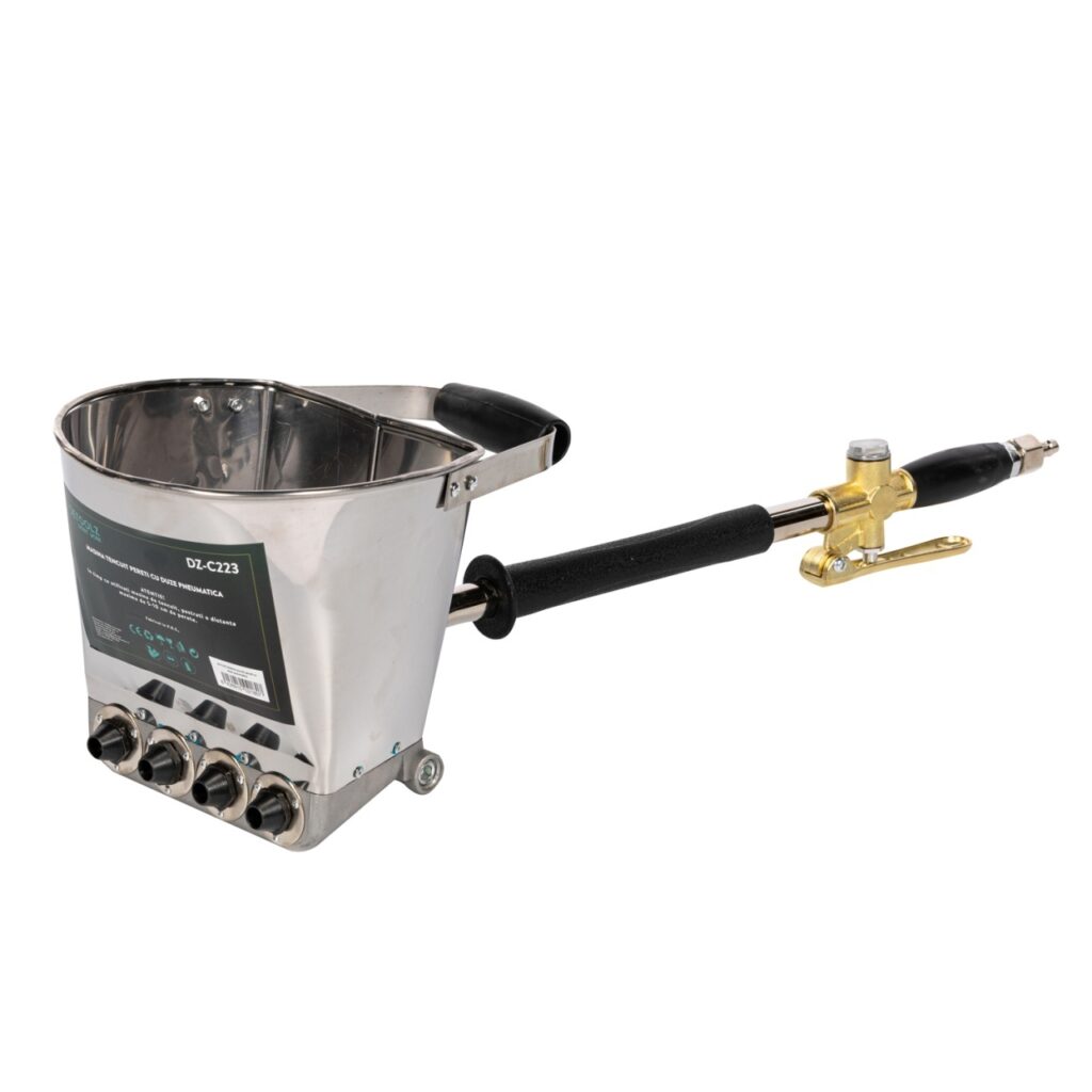 Pistol de tencuit peretii Detoolz, pneumatic - Scule tencuit/Vopsit/Slefuit si Taiat