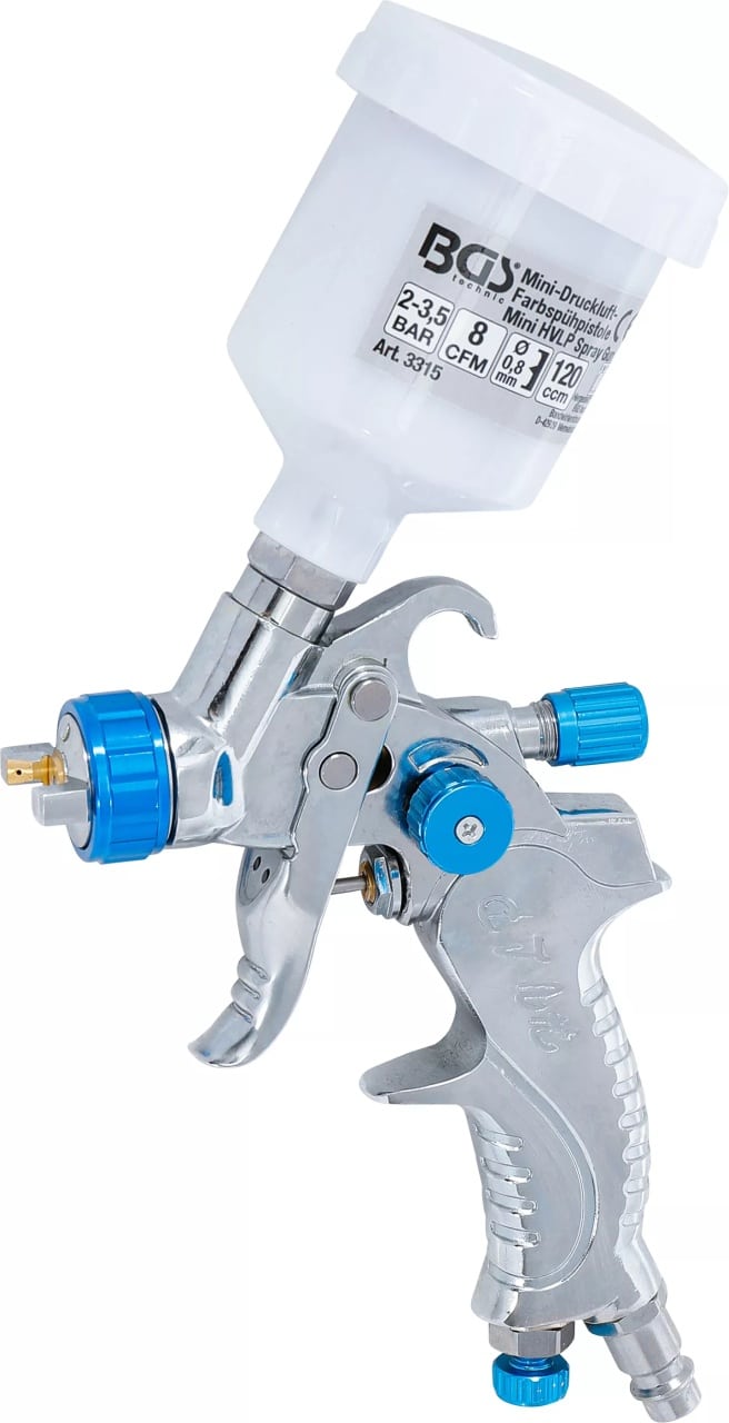 Pistol de vopsit pentru retusuri, capacitate 120ccm, BGS 3315 - Pistoale de vopsit