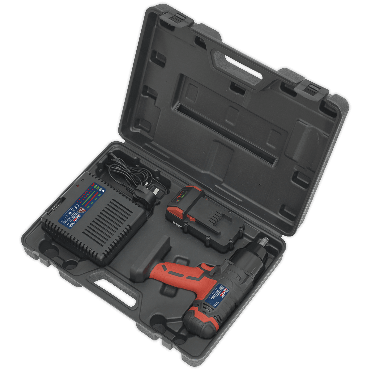 Pistol electric de insurubat/desurubat cu acumulator, actionare 1/2” – SimpleTools Pistol electric de insurubat/desurubat cu acumulator, actionare 1/2” - SimpleTools