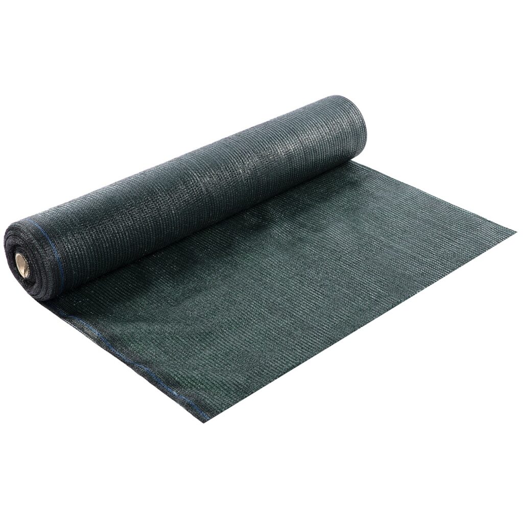 Plasa de umbrire Micul Fermier, 2x50m, 80g/mp, grad de umbrire 80%, material HDPE, protectie UV - Plasa umbrire