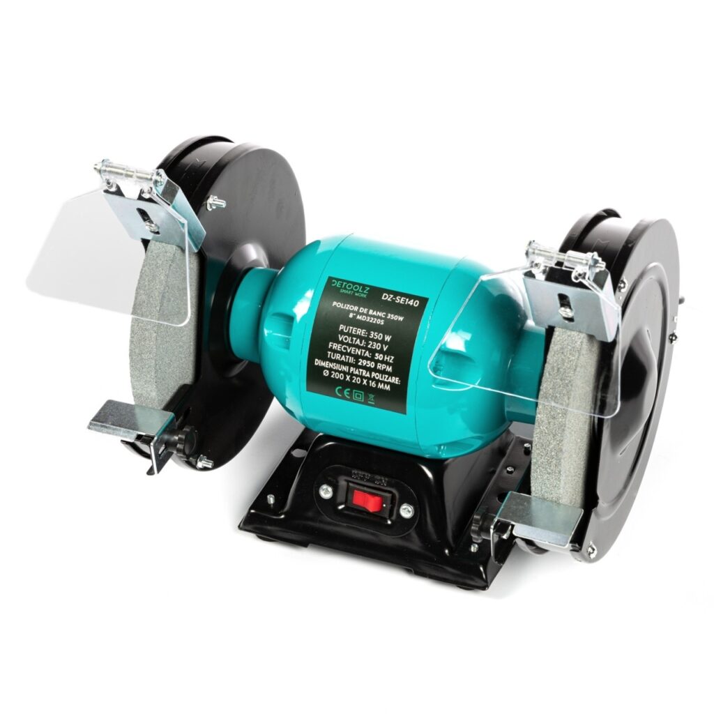 Polizor de banc Detoolz, putere 350W, diametru disc 200mm - Polizoare unghiulare si de banc
