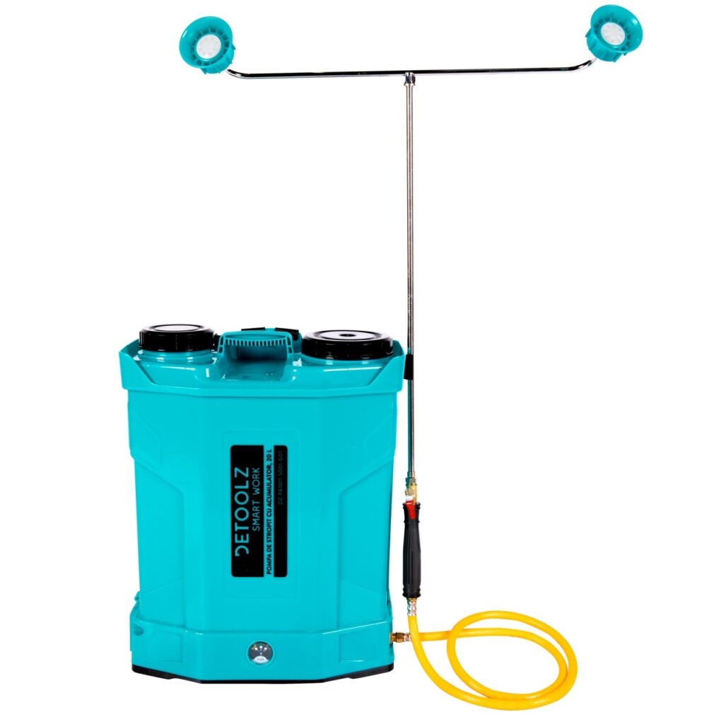 Pompa de stropit cu acumulator, Detoolz 16L - Pompe de stropit si Vermorele