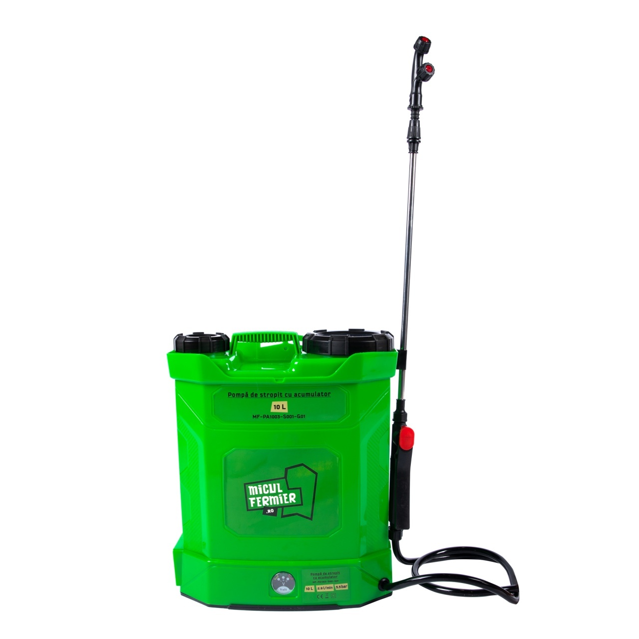 Pompa de stropit cu acumulator, Micul Fermier 10L – SimpleTools Pompa de stropit cu acumulator, Micul Fermier 10L - SimpleTools