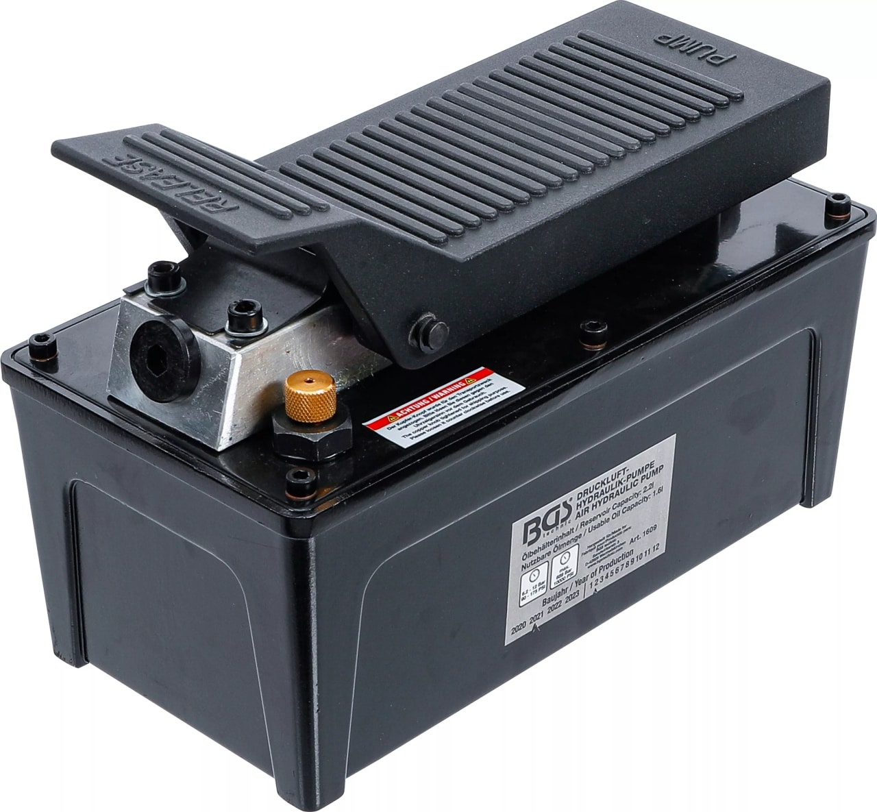 Pompa hidraulica cu actionare pneumatica 689 bar (10000 psi), BGS 1609 – SimpleTools Pompa hidraulica cu actionare pneumatica 689 bar (10000 psi), BGS 1609 - SimpleTools