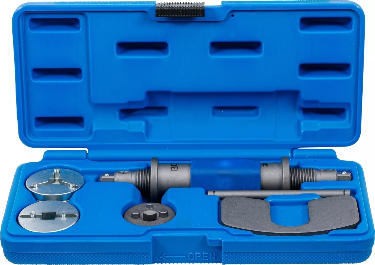 Presa de etrier universala reglabila cu filet stânga + dreapta, 6 piese, BGS 9159 – SimpleTools Presa de etrier universala reglabila cu filet stânga + dreapta, 6 piese, BGS 9159 - SimpleTools