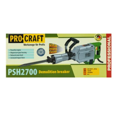 PSH2700 ciocan demolator PROCRAFT, Putere 1300 W - In lucru