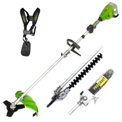PTA20/2 trimmer electric cu acumulator si incarcator Procraft, produsul contine taxa tv 3 lei