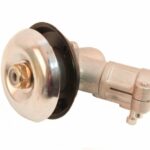 Reductor unghiular Micul Fermier, pentru motocoasa, 4 dinti, diametru tija 26mm, PRO - In lucru