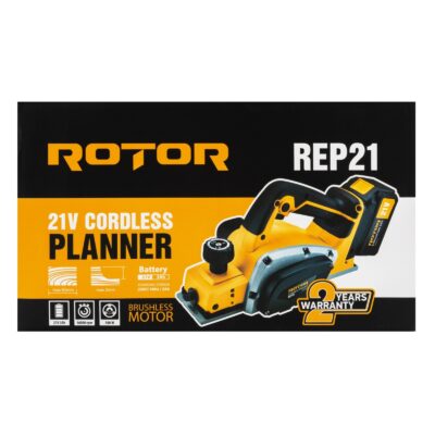 Rindea pe acumulator ROTOR REP21, 21V/3Ah, 500 W, 16000 rot/min ,Brushless - In lucru