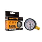 RM-50/12R, Manometru radial apa 0-12 bar, 50 mm, conexiune 1/4", ROTOR - In lucru