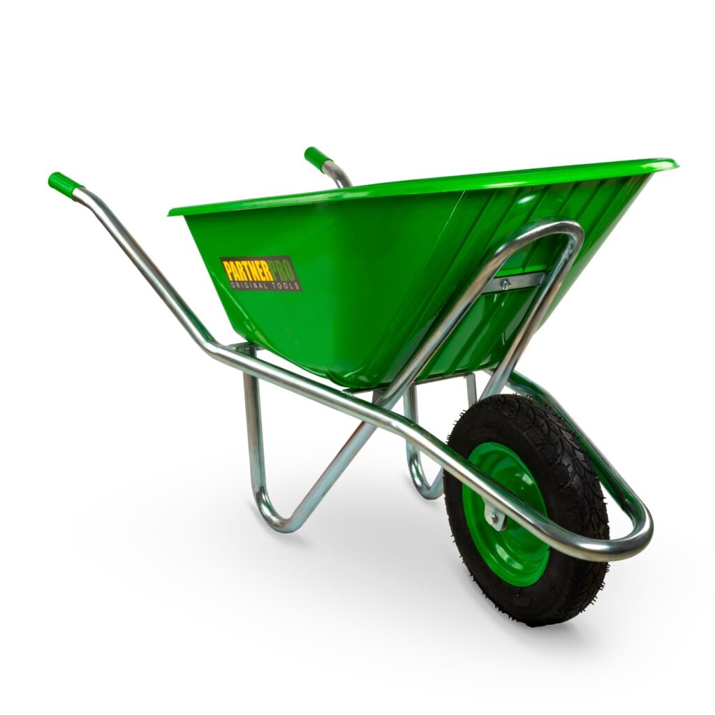 Roaba cuva din plastic 100L PARTNER PRO Cadru Galvanizat - Roabe/Lize si Carucioare
