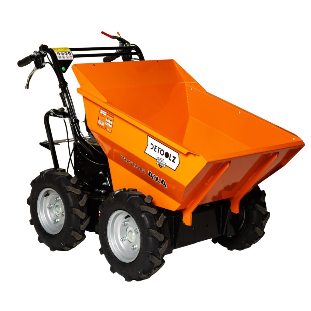 Roaba motorizata Detoolz, 7.5 CP, 212 cc, benzina 4T, capacitate cuva 300 Kg, 4 viteze - Roabe/Lize si Carucioare