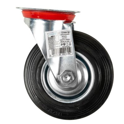 Roata pivotanta Detoolz, cauciuc 125x34.5mm G01 - SimpleTools