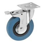 Roata pivotanta Detoolz, cauciuc+PP 125x27mm CF G01 - In lucru