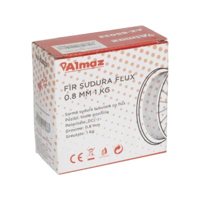 Sarma de sudura Almaz, cu flux, Ø0.8mm, greutate 1 Kg - Consumabile sudura