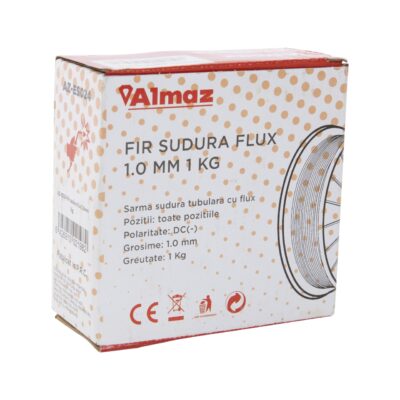 Sarma de sudura Almaz, cu flux, Ø1.0mm, greutate 1 Kg - Consumabile sudura
