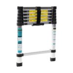 Scara telescopica Detoolz, inaltime maxima 2m, 7 trepte, greutate maxima suportata 150 kg - Scari si schele