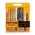 Set 10 Panze fierastrau pendular pentru Lemn/Metal ROTOR RTS1 - In lucru