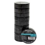 Set 10buc banda izolatoare Detoolz 19mm*20m NEGRU G01 - SimpleTools