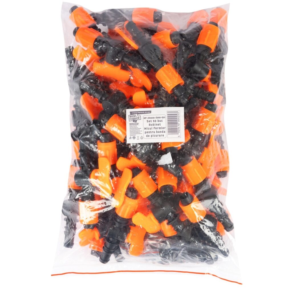 Set 50 buc robinet Micul Fermier pentru banda de picurare G01 - Accesorii diverse