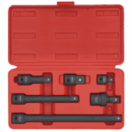 Set adaptoare si prelungitoare impact – 1/2”, 6 piese Sealey - Adaptoare si prelungitoare