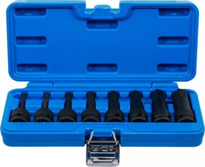 Set biţi de impact Imbus 5 - 19 mm, lungime 75mm, antrenare cu tubulara 12,5 mm (1/2"), 8 piese, BGS 5481