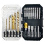 Set burghie PROCRAFT DBS-18 , 18 piese, Burghie pentru metal , Chei tubulare, Biți - In lucru