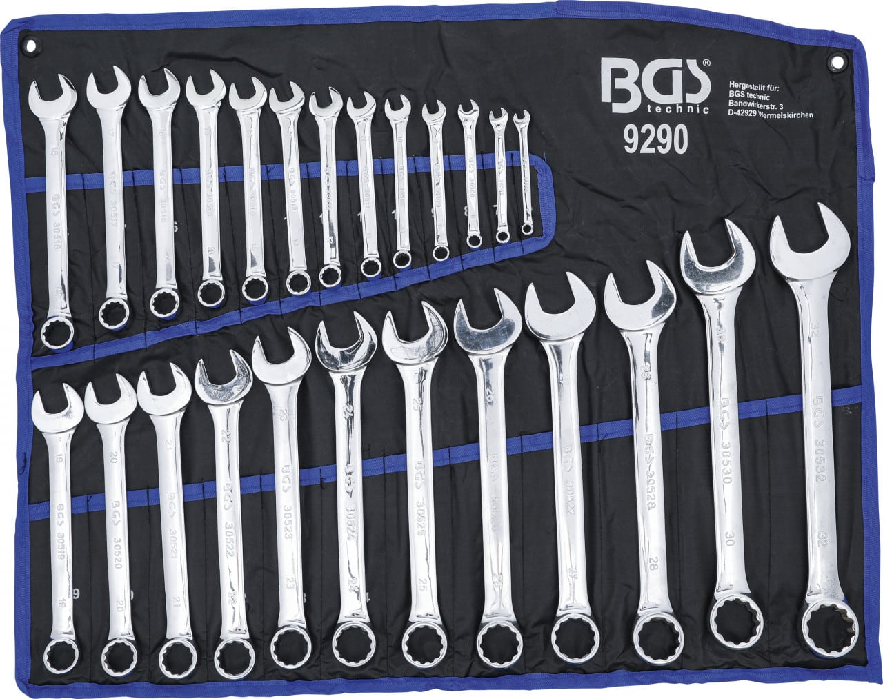 Set chei combinate forjate la rece 6-32 mm, 25 piese, BGS 9290 – SimpleTools Set chei combinate forjate la rece 6-32 mm, 25 piese, BGS 9290 - SimpleTools