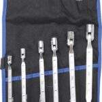 Set chei cu capete tubulare articulate in 12 colturi, 8-19mm, 6 piese, BGS 1201 - Chei combinate/fixe si inelare