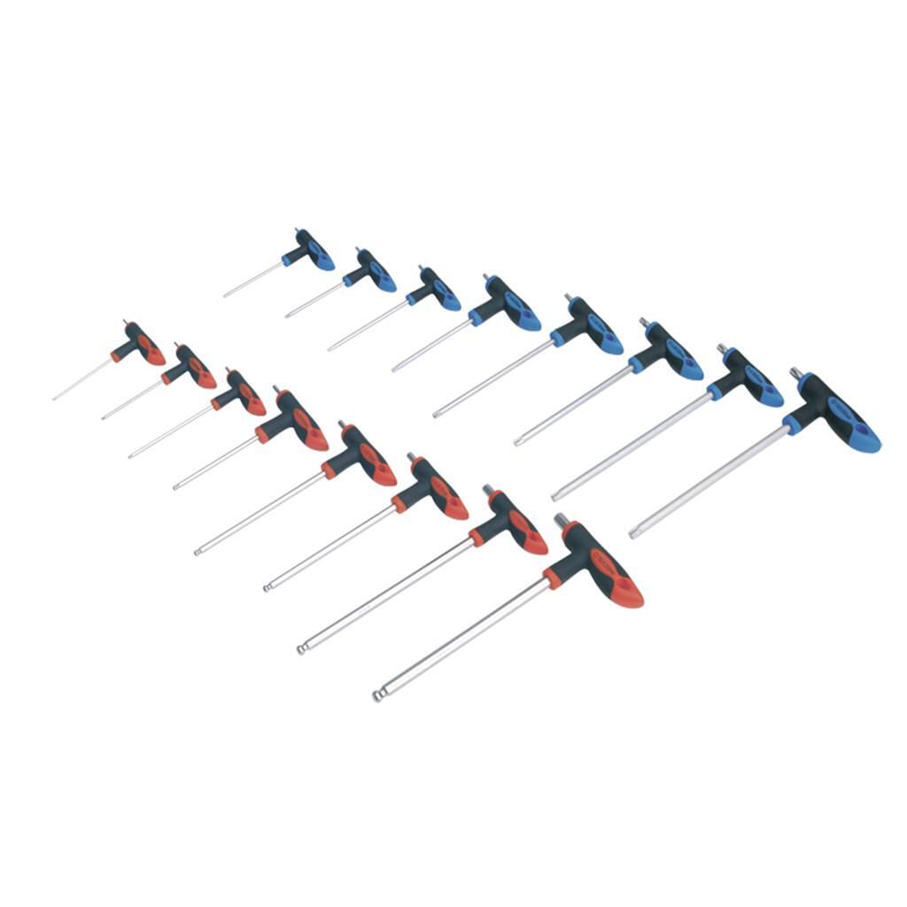 Set chei imbus si TRX-Star cu maner T, 16 piese Sealey - Truse Scule