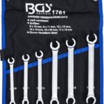 Set chei inelare pentru conducte, 6 piese, BGS 1761 - Chei combinate/fixe si inelare