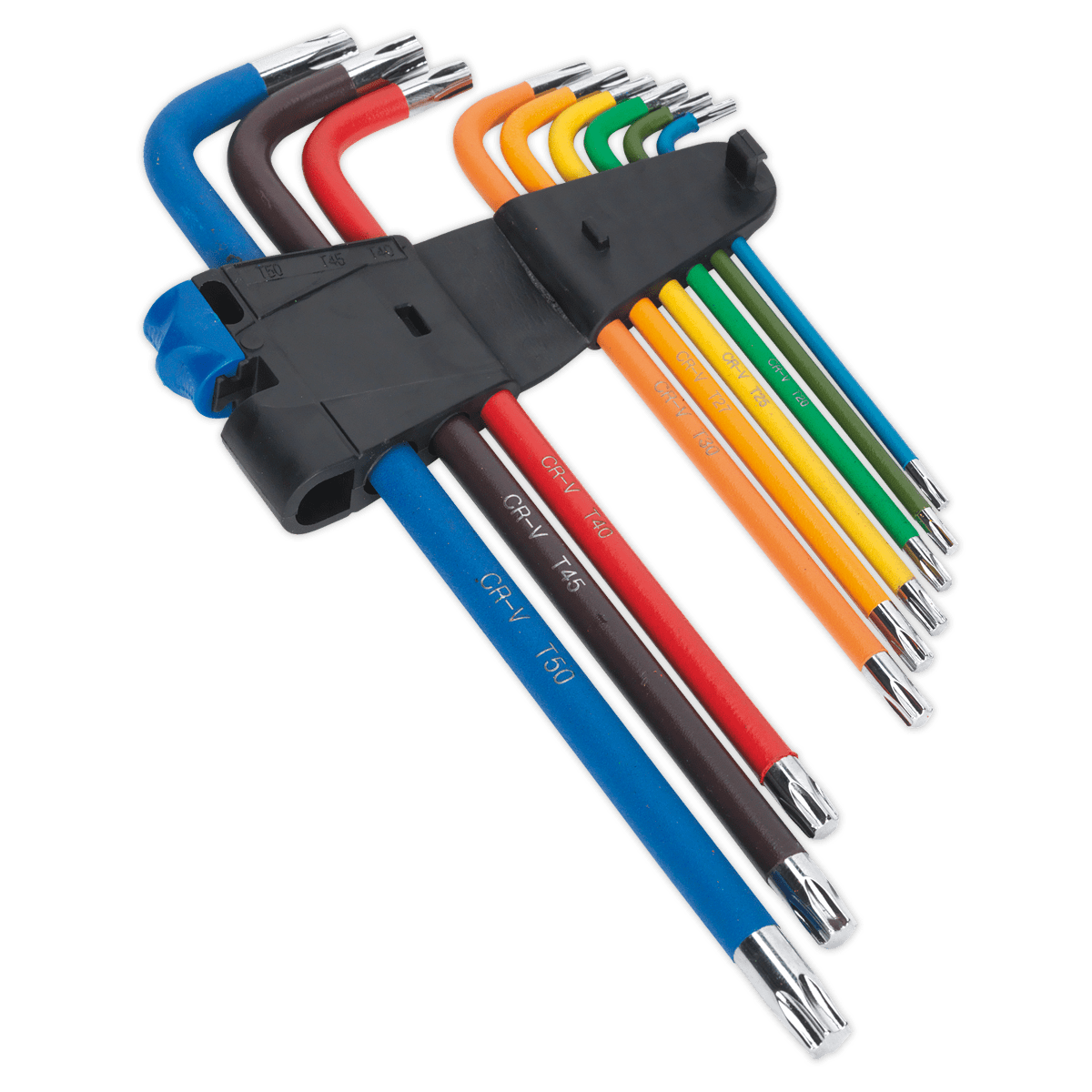 Set chei TRX-Star*, extralungi, 9 piese, Sealey – SimpleTools Set chei TRX-Star*, extralungi, 9 piese, Sealey - SimpleTools